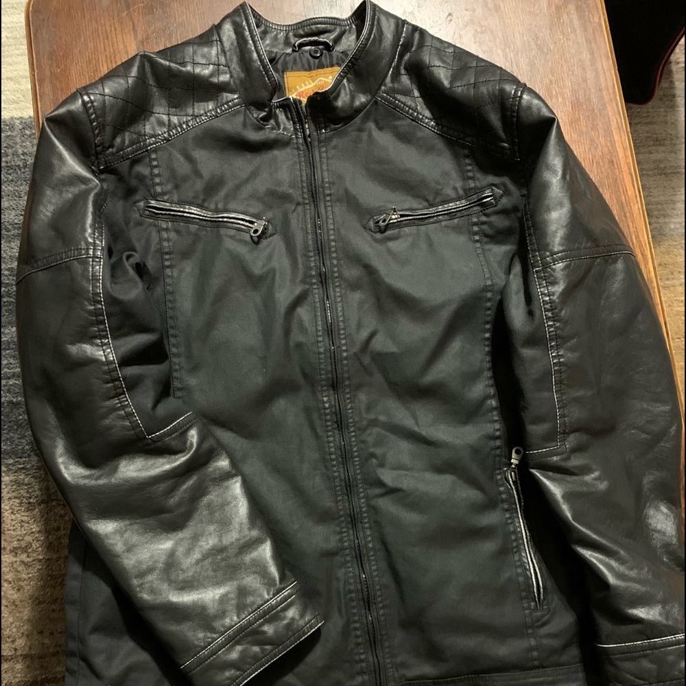 Red Camel Leather Jacket